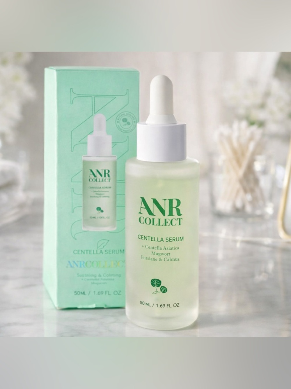 ANRCollect Centella Asiatica Serum Ampoule (50ml) | Soothing Hydrating Essence